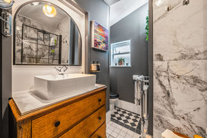 Bathroom sink area- click for photo gallery